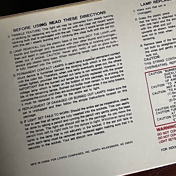 Vintage String Christmas Lights Indoor/ Outdoor 3 Separate Boxes Clear - Picture 11 of 12